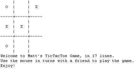 beard0 tictactoe 17 lines