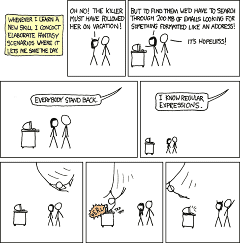 xkcd Regular Expressions comic