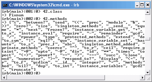 Ruby IRB - integer methods