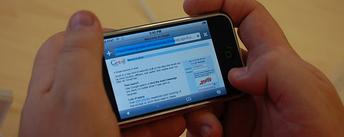 gmail on iPhone