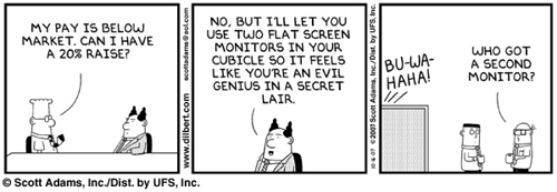 Dilbert - second monitor