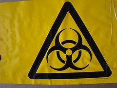 virus warning sign