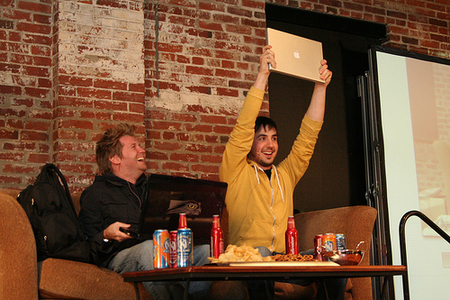 Digg’s Kevin Rose with his Macbook