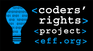 EFF coder’s rights logo