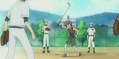 Higurashi: bringing a golf club to a baseball game